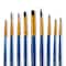 Brown Synthetic Acrylic 9 Piece Brush Combo by Artist&#x27;s Loft&#xAE; Necessities&#x2122;